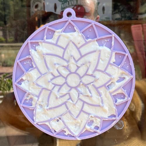 Load image into Gallery viewer, Lotus Design emat - Enrichment Lick Mat For Dogs and Cats - With Suction Cups | USA Made
