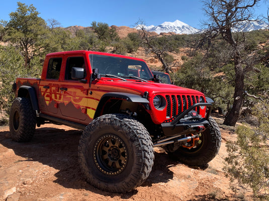 JK JL JT HIGH CLEARANCE FRONT BUMPER with HOOP