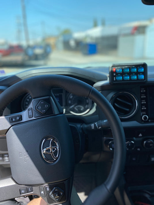 8-Gang Switch Panel With RGB And Remote Control Bluetooth App