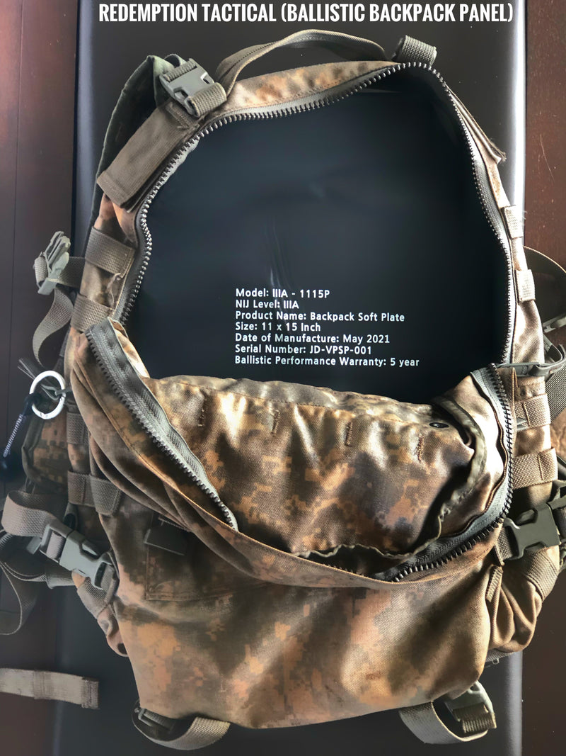 Load image into Gallery viewer, Ballistic Backpack Soft Plate NIJ Level IIIA Soft Armor Plate for Vest or Backpack
