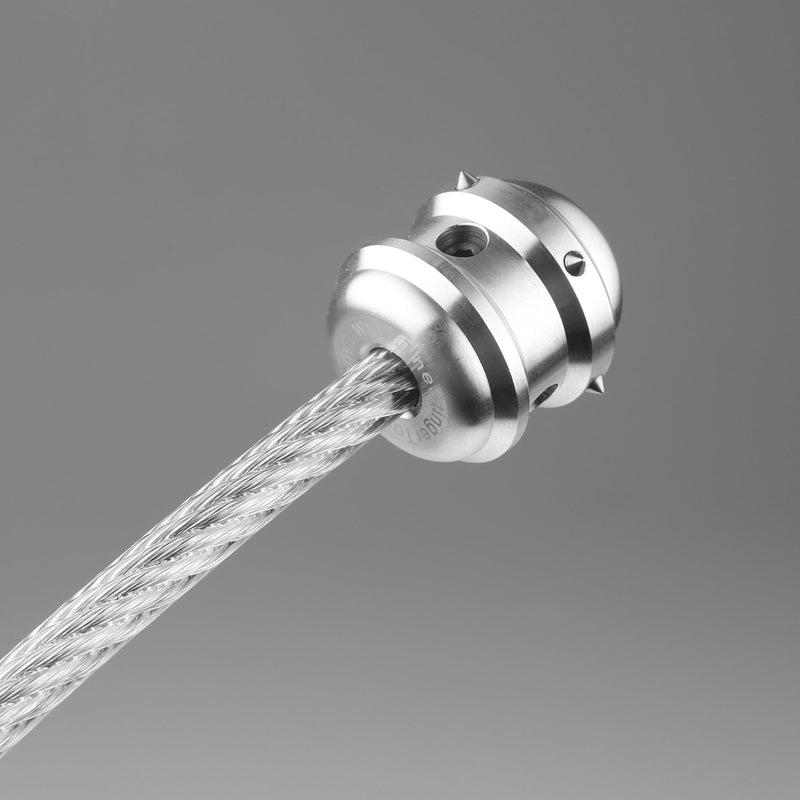 Load image into Gallery viewer, Stinger Stainless Steel Spiked Monkey Fist: Car Emergency Window Breaker + GPCA Carabiner Loop LITE (1 PC)
