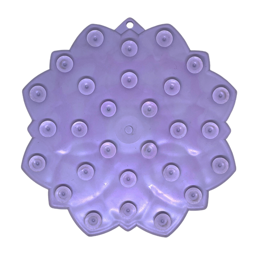 Load image into Gallery viewer, Mandala Softie eTray Shallow Slow Feeder Dog Bowl with Suction Cups |  USA Made
