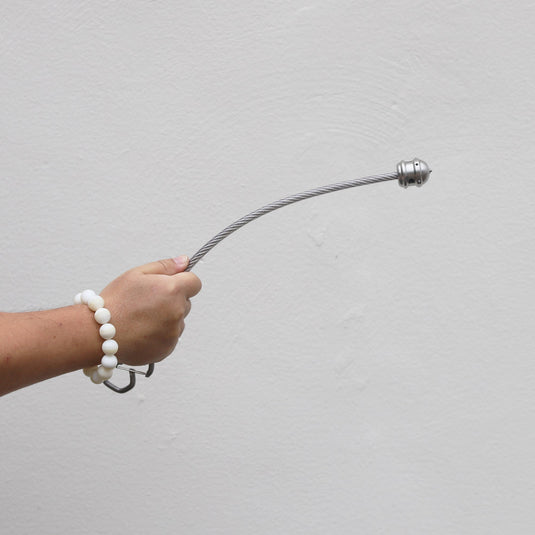Stinger Stainless Steel Spiked Monkey Fist: Car Emergency Window Breaker + GPCA Carabiner Loop LITE (1 PC)