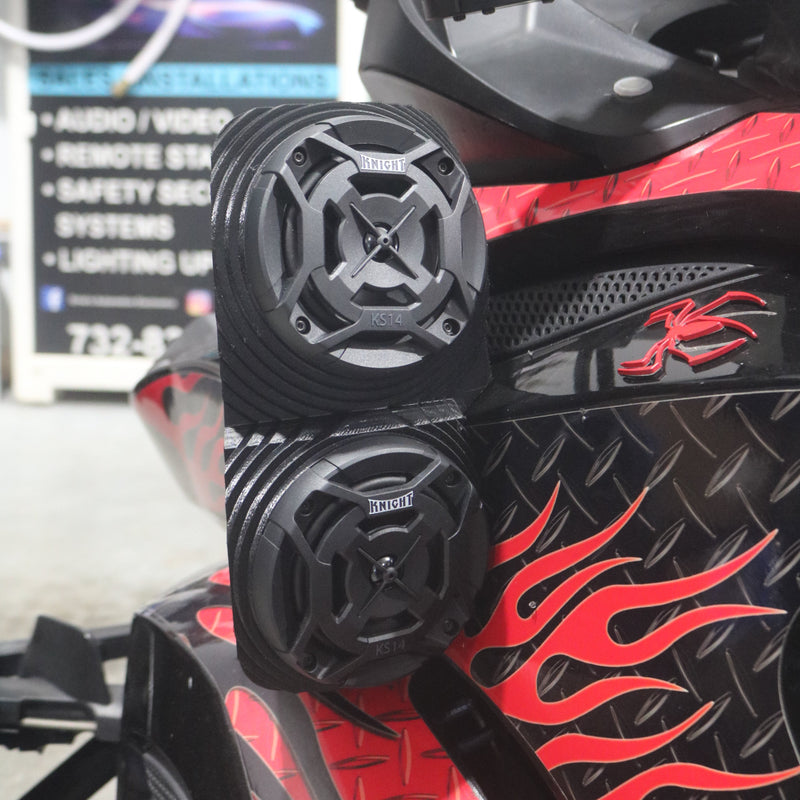Load image into Gallery viewer, 2012 Can-Am Spyder Dual 4 inch Speaker Side Pods
