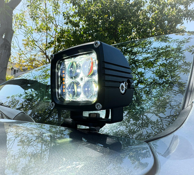 Load image into Gallery viewer, 2023+ GMC Canyon Hood Mount/Ditch Lights
