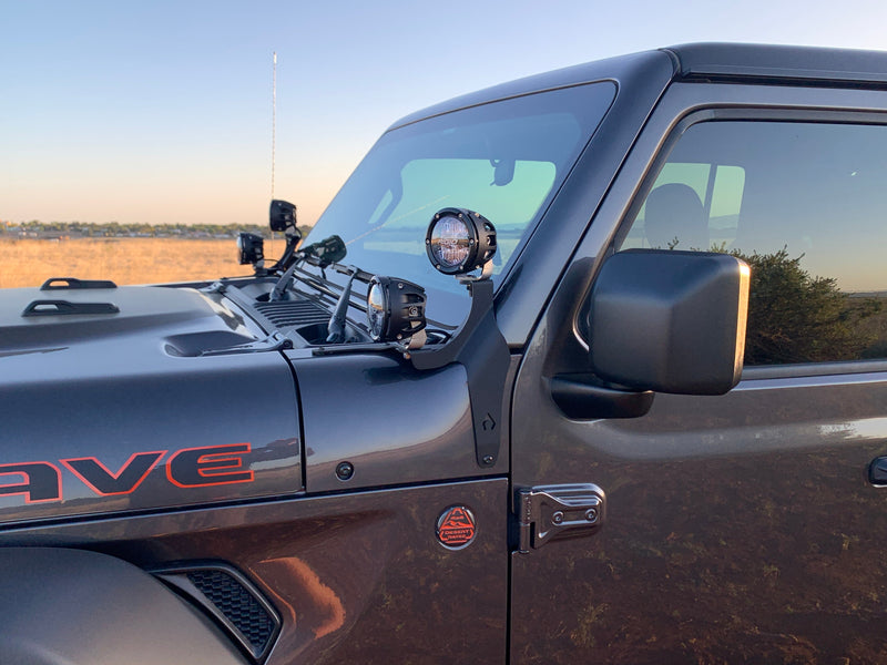 Load image into Gallery viewer, JL-JT 392 MOJAVE A-Pillar Dual Surface Light Mount
