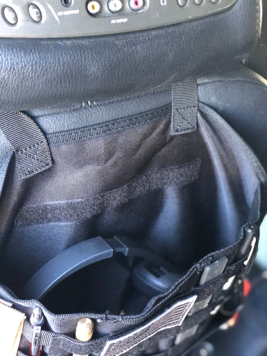 (PAIR) Car Seat Back Gear Organizer with FREE US Flag Patch included