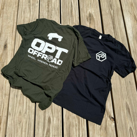 New Logo T-Shirt (Black or Dark Olive)