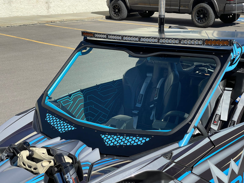 Load image into Gallery viewer, Moto Armor VOODOO X3 Full Glass Windshield
