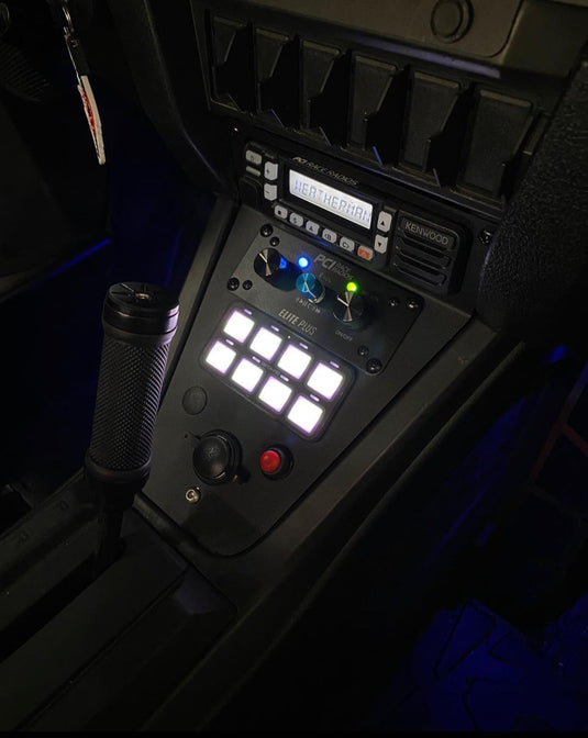 Polaris RZR Pro R Short Console – PCI Radios + Switch-Pros Mount (2020–2024)