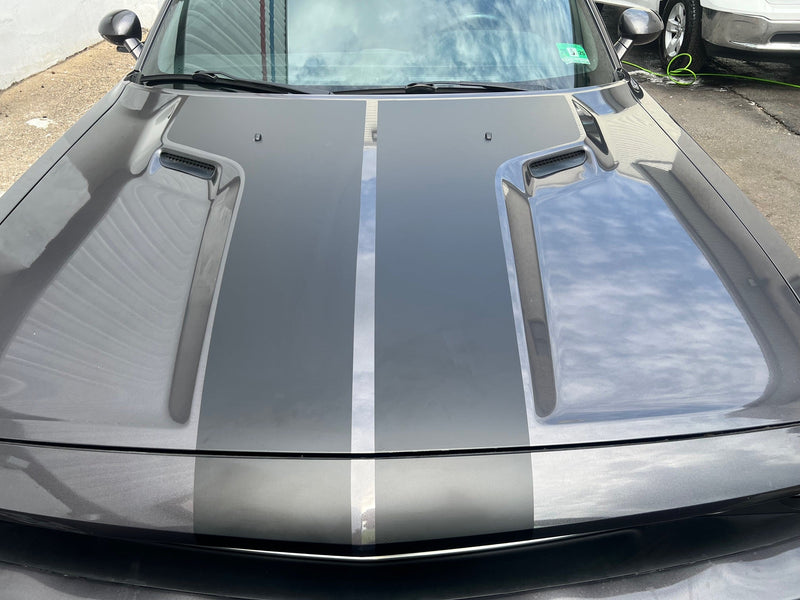 Load image into Gallery viewer, Hood And Bumper Stripe Decals for 2008-2014 Dodge Challenger
