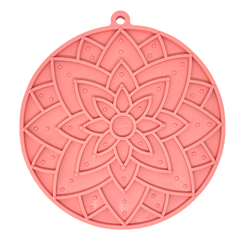 Load image into Gallery viewer, Lotus Design emat - Enrichment Lick Mat For Dogs and Cats - With Suction Cups | USA Made
