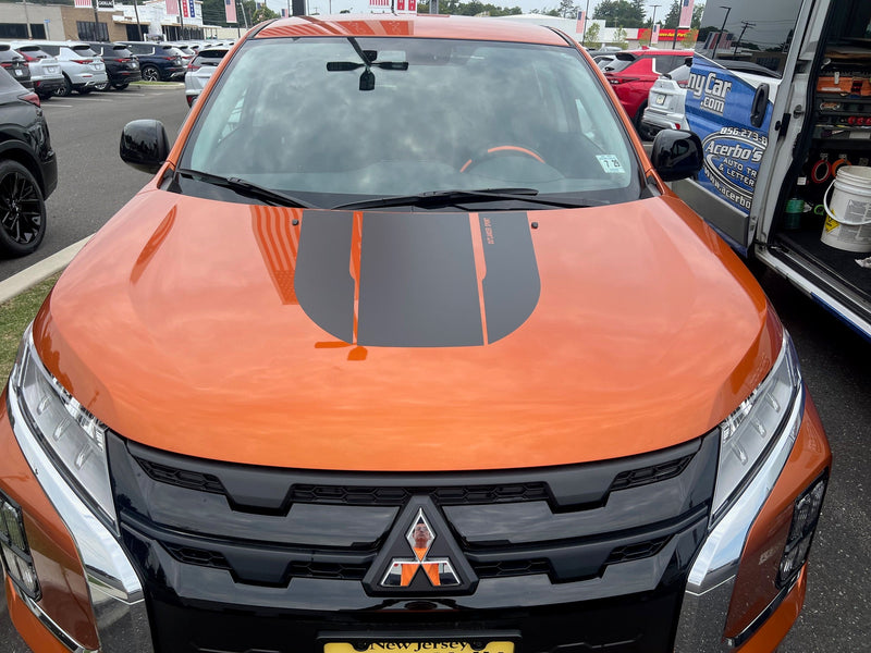 Load image into Gallery viewer, Hood Decal Cover for 2024-2025 Mitsubishi Outlander Sport
