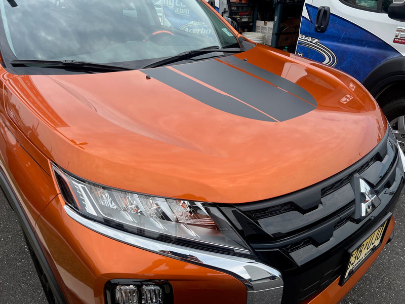 Load image into Gallery viewer, Hood Decal Cover for 2024-2025 Mitsubishi Outlander Sport
