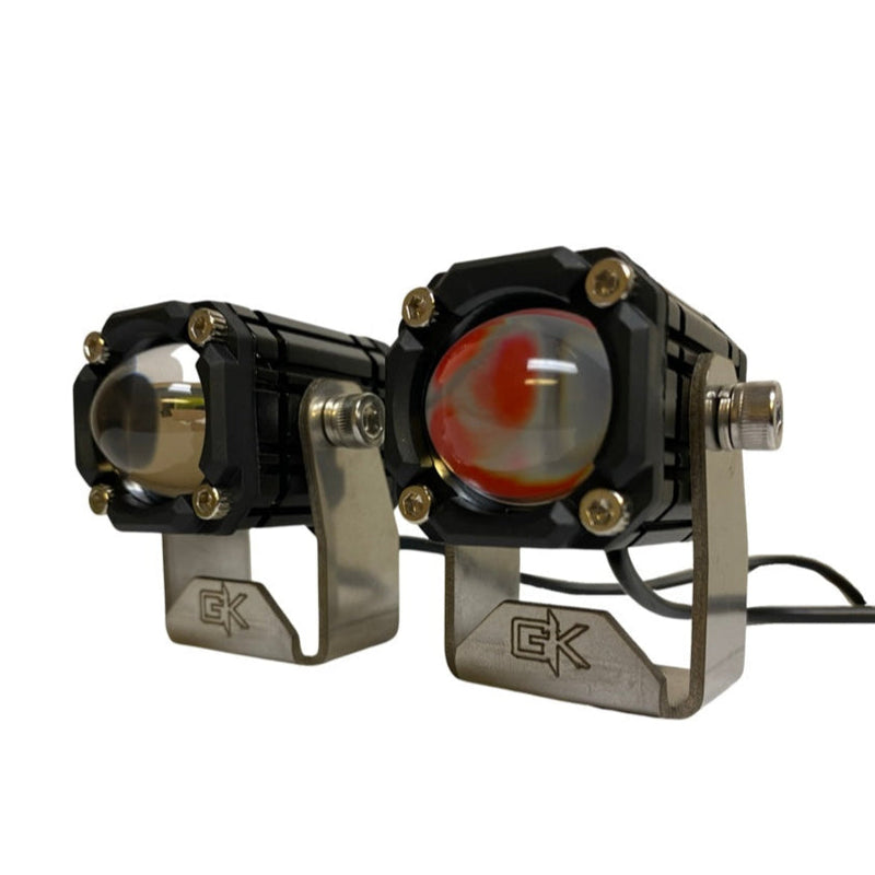 Load image into Gallery viewer, GK "Easy Switch" 3 Function LED Amber/White Pod Lights
