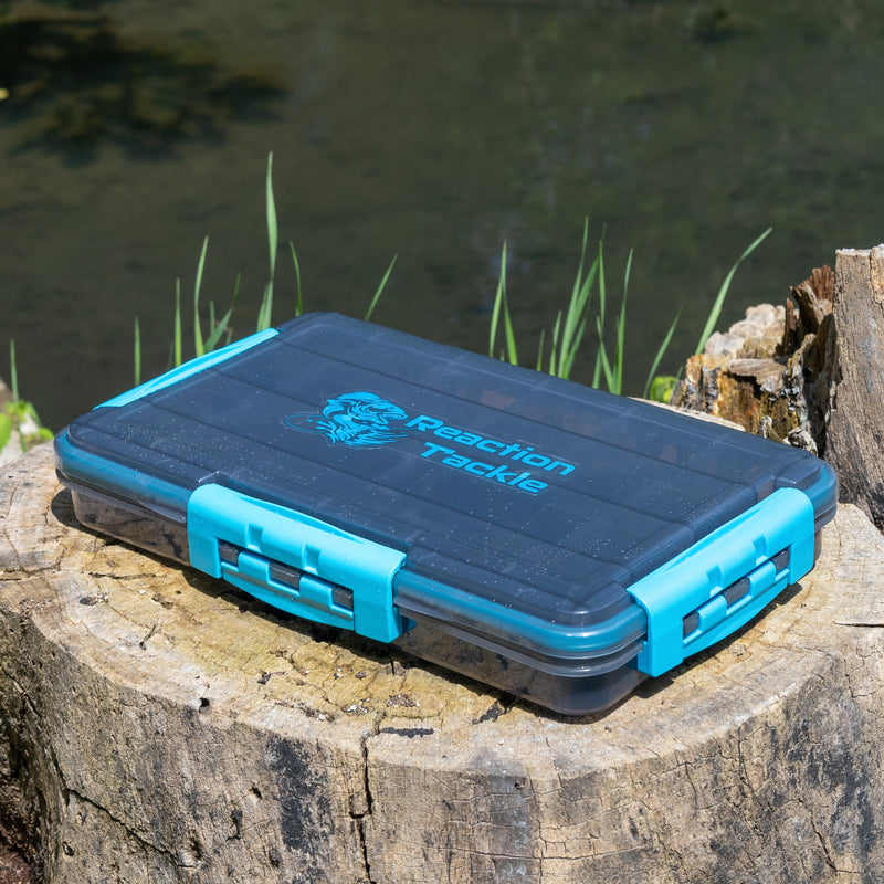 Load image into Gallery viewer, Reaction Tackle Premium Tackle Tray- High Performance and Water Resistant with 3 Resilient Clips
