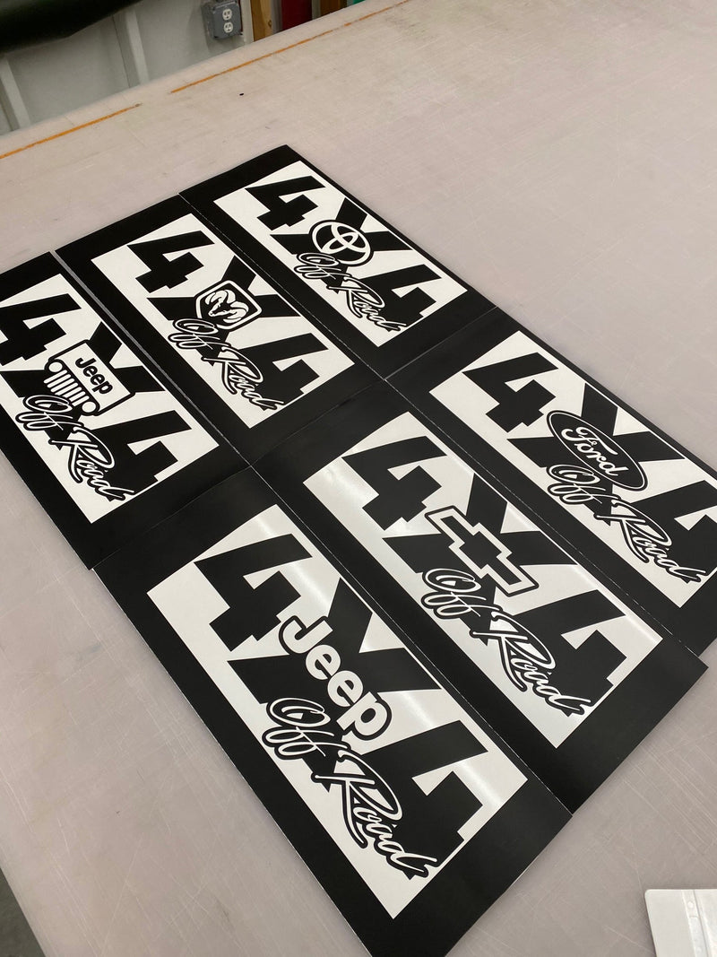 Load image into Gallery viewer, 4x4 Off Road Decal Stickers for Jeep (x2)
