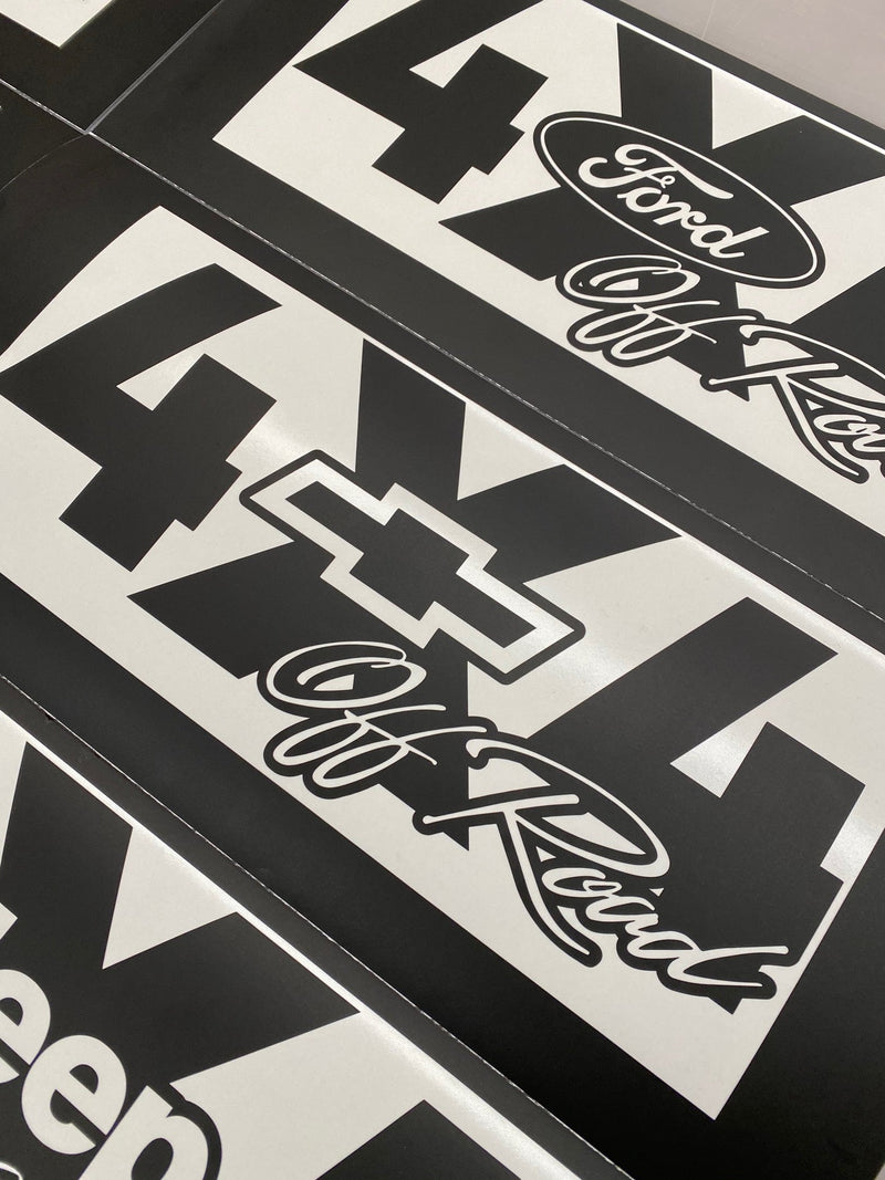 Load image into Gallery viewer, 4x4 Off Road Decal Stickers for Jeep (x2)
