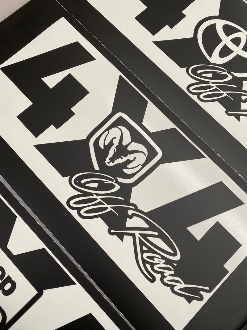 Load image into Gallery viewer, 4x4 Off Road Decal Stickers for Jeep (x2)
