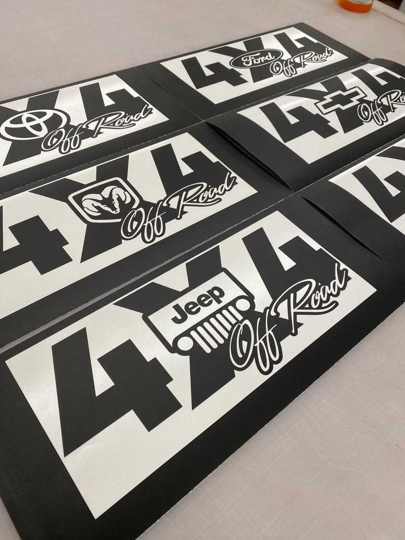 Load image into Gallery viewer, 4x4 Off Road Decal Stickers for Jeep (x2)
