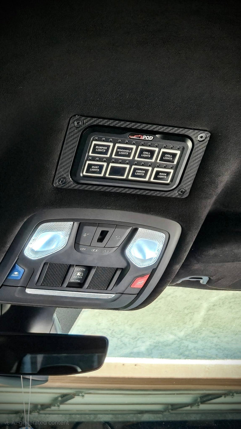 Load image into Gallery viewer, Universal UTV &amp; Truck Switch Panel Mount – Fits Auxbeam, GG Lighting, Infinite Offroad &amp; More
