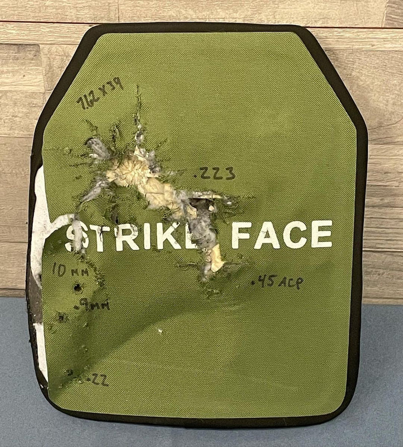 Load image into Gallery viewer, Pair of 10x12 Level IV Ceramic PE Plates Ballistic FRONT AND BACK (SIZE SMALL to LARGE) Curved with Shooters Cut
