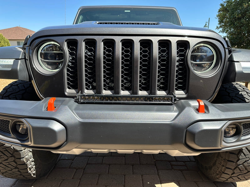 Load image into Gallery viewer, JL-JT Front Bumper 20in Light Mount

