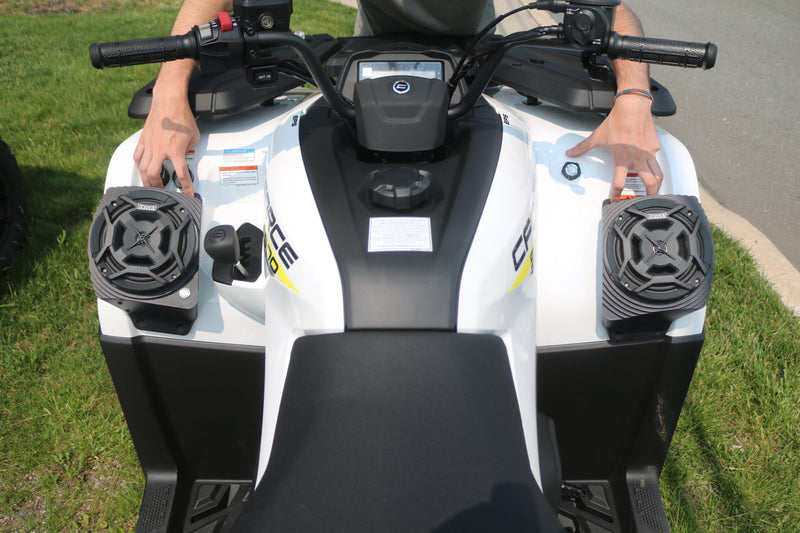Load image into Gallery viewer, CFMOTO CForce 400/500 Waterproof Fender Speaker Pods
