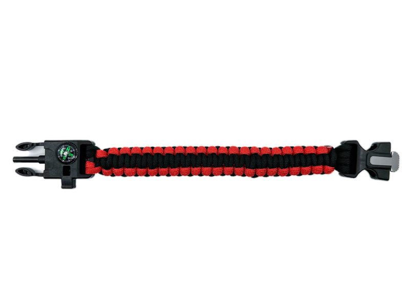 Load image into Gallery viewer, Orange Survival Bracelet 5-in-1 Multifunctional
