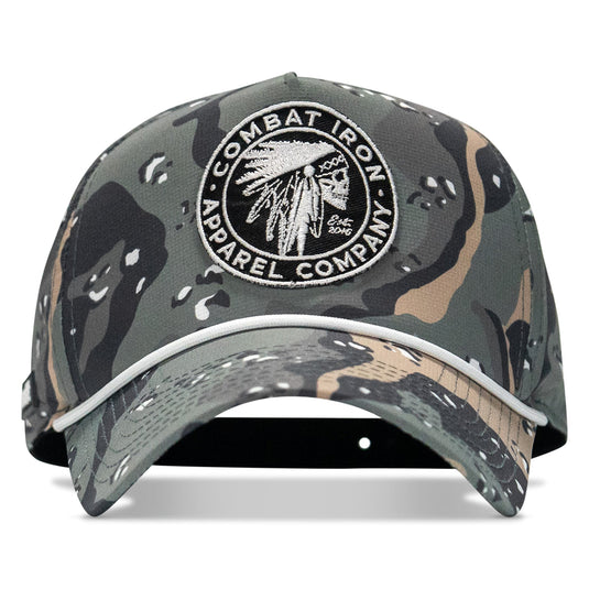 Indian Chief Skull Patch Weekender Snapback Hat