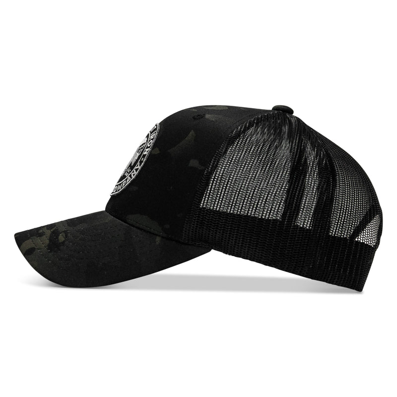 Load image into Gallery viewer, Indian Chief Skull Patch Snapback
