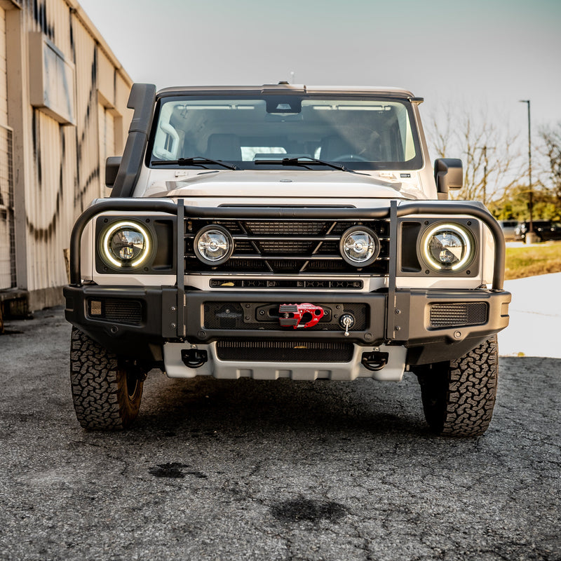 Load image into Gallery viewer, CAtuned Off-Road Ineos Grenadier Bull Bar for OEM Bumper
