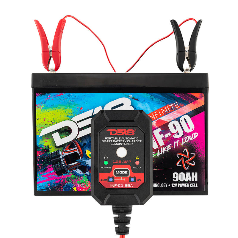 Load image into Gallery viewer, 1.25 AMP Automatic Smart Car AGM Battery Charger &amp; Maintainer
