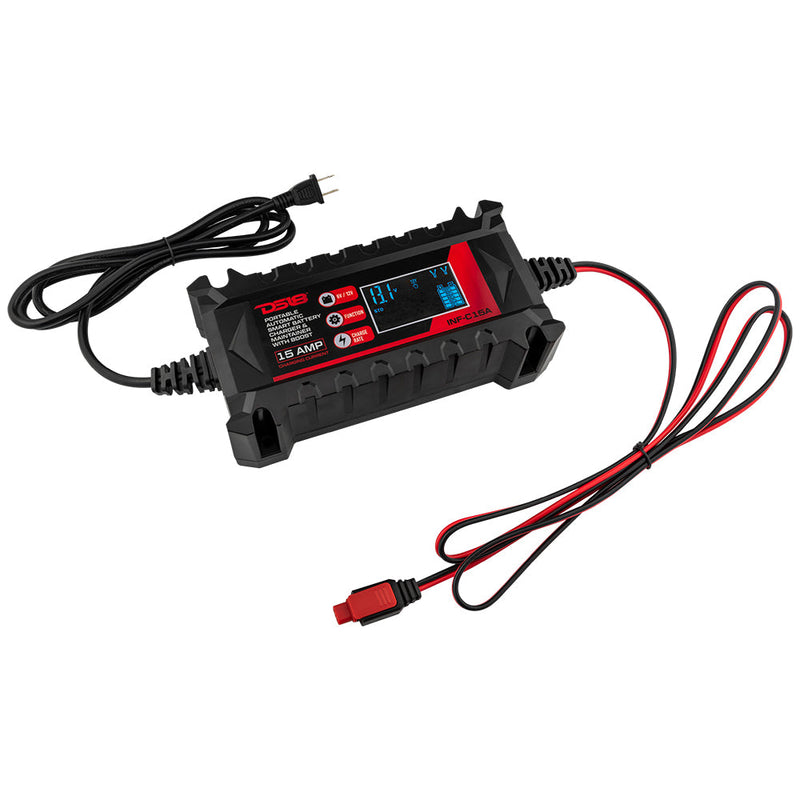 Load image into Gallery viewer, 15 AMP Automatic Smart Lithium and AGM Car Battery Charger &amp; Maintainer
