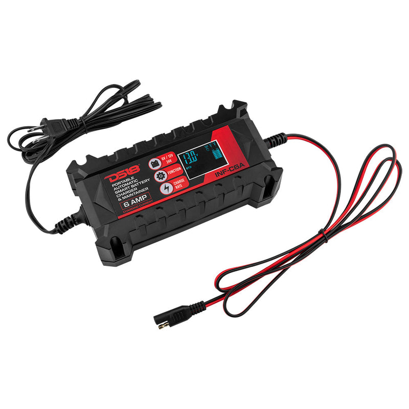 Load image into Gallery viewer, 6 AMP Automatic Smart Lithium and AGM Car Battery Charger &amp; Maintainer
