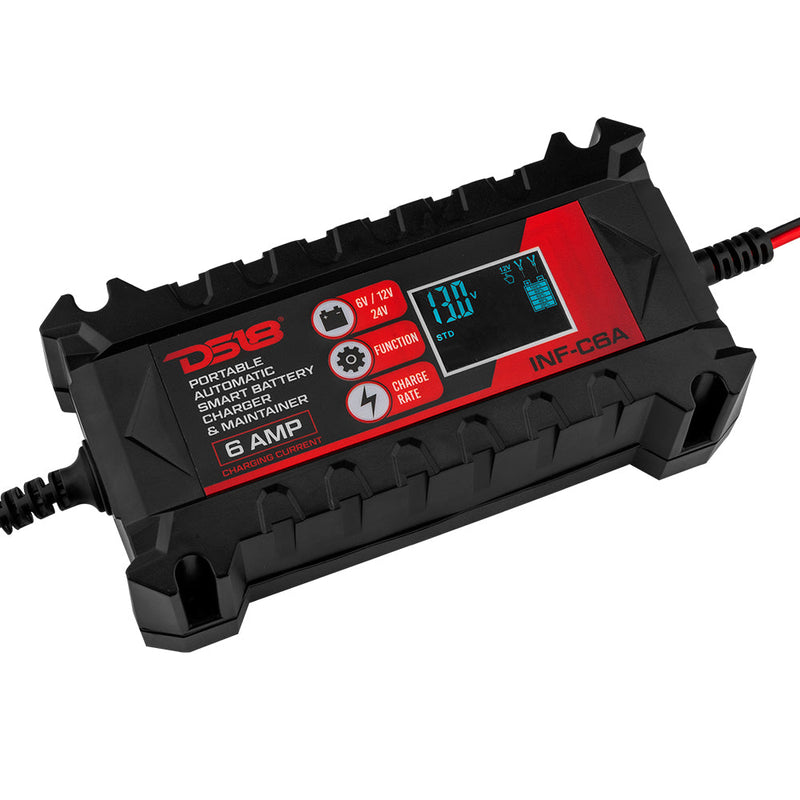 Load image into Gallery viewer, 6 AMP Automatic Smart Lithium and AGM Car Battery Charger &amp; Maintainer
