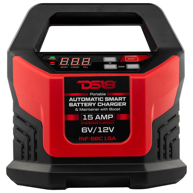 Load image into Gallery viewer, 15 AMP Automatic Smart Lithium and AGM Battery Charger, Maintainer and Jump Booster
