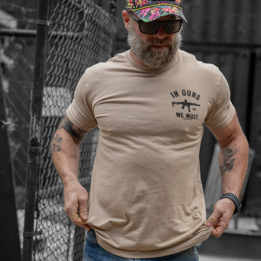 In Guns We Must Men's T-Shirt