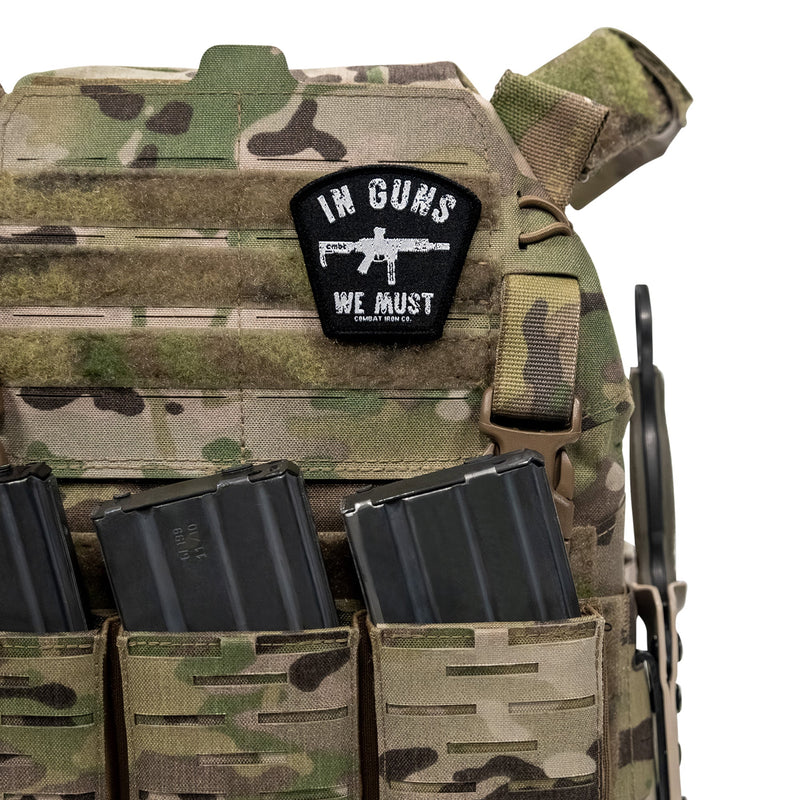 Load image into Gallery viewer, In Guns We Must Velcro Patch
