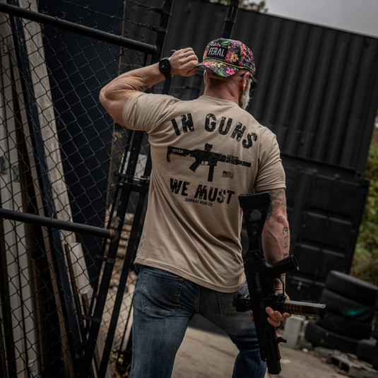 In Guns We Must Men's T-Shirt