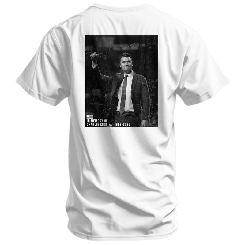 Load image into Gallery viewer, God, Family, Country - Honoring Charlie Kirk Men's T-Shirt

