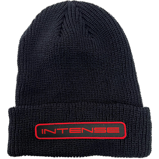 INTENSE Knitted Black Beanie