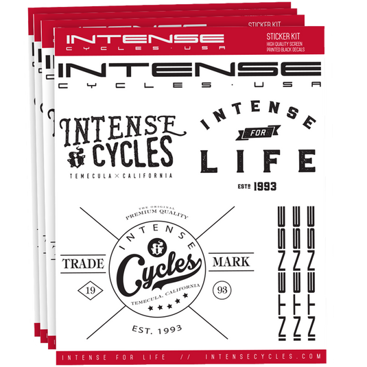 Intense Sticker Page Sheet Decals