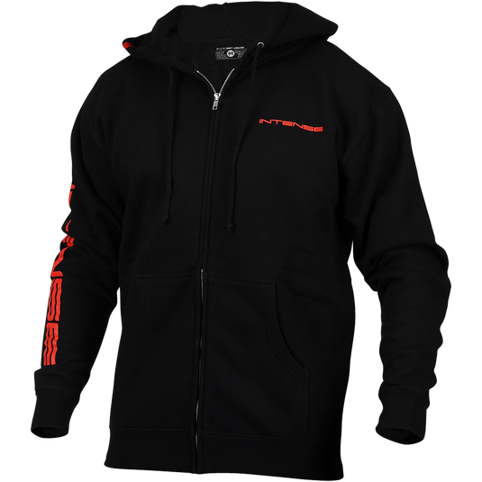 Men's INTENSE Black Zip-up Hoodie