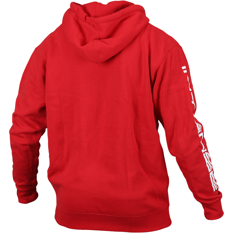 Load image into Gallery viewer, Men's INTENSE Red Zip-Up Hoodie
