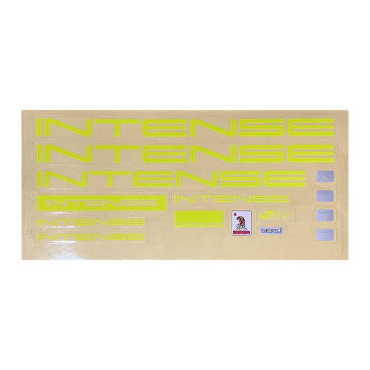 INTENSE Decal Sheet
