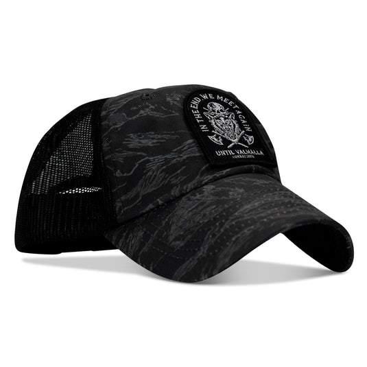 In The End, We Meet Again - Until Valhalla Patch Tactical Ripstop Mesh Snapback Hat