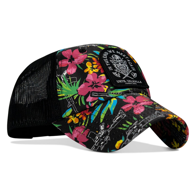 Load image into Gallery viewer, In The End, We Meet Again - Until Valhalla Patch Tactical Ripstop Mesh Snapback Hat
