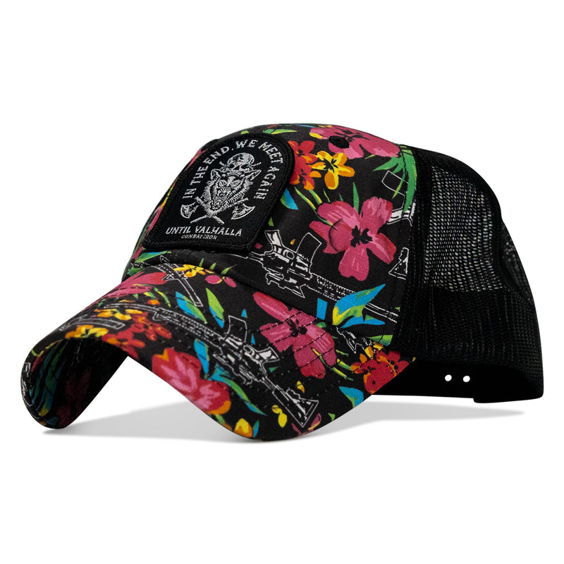 Load image into Gallery viewer, In The End, We Meet Again - Until Valhalla Patch Tactical Ripstop Mesh Snapback Hat
