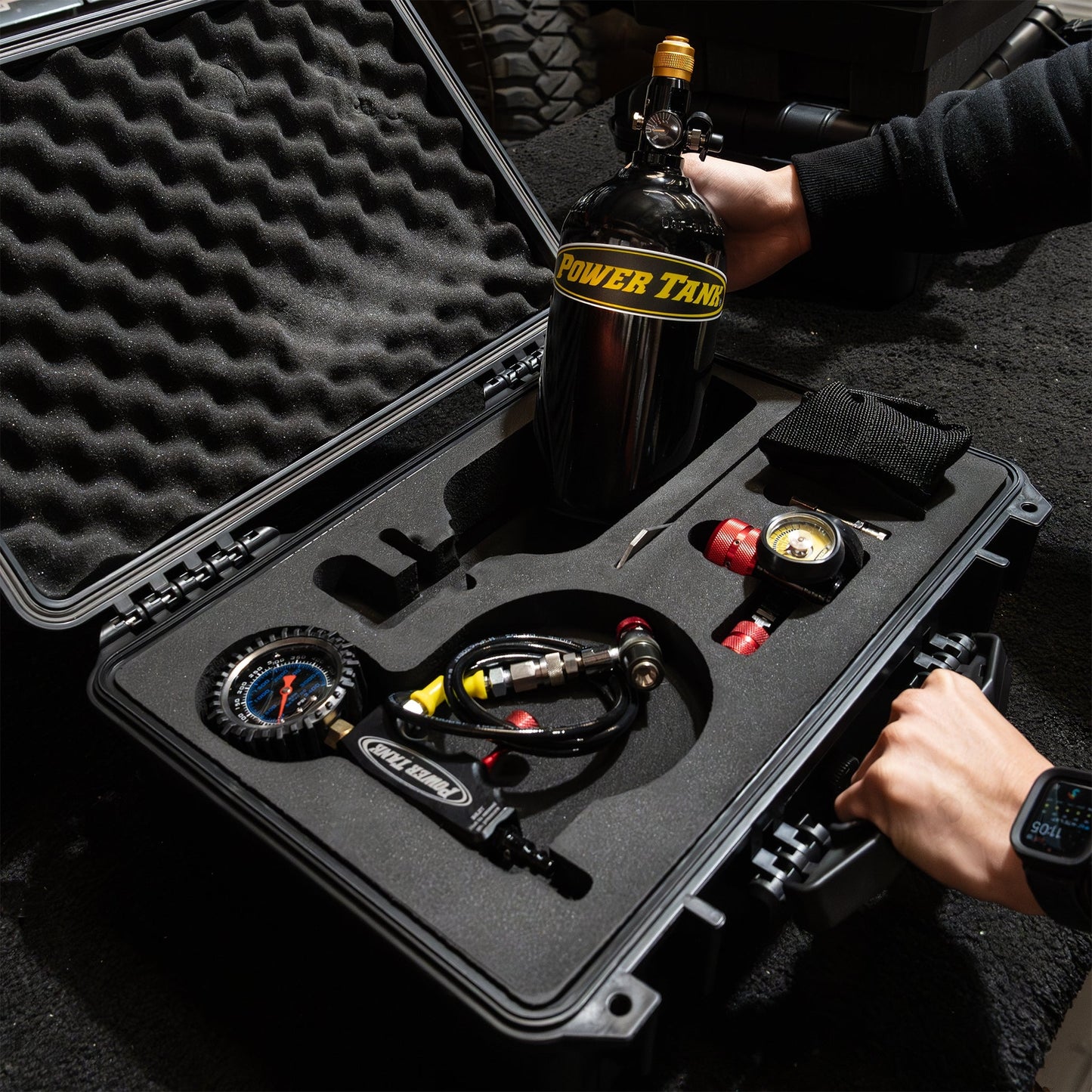 Shock Boss ™ V2 - Portable Nitrogen Shock Tuning Kit